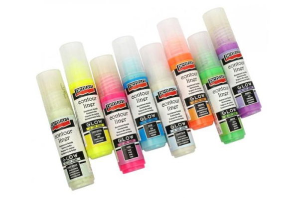 Контур універсальний Glow in the dark, Pentart