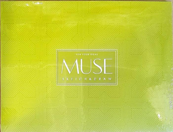 Альбом для ЕСКІЗІВ "MUSE" А4+/40арк./PB-GB-040-065/ 115г/м2 склейка картон (1/ 44 )