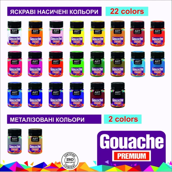 Фарба гуашева 60мл Art Kompozit