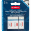 Набір ластиків Small Multi Purpose, 3шт, Derwent